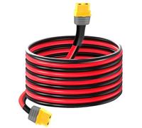 Fluxioxtna Cable Extensión XT60 Reemplazo del Cable Los Conectores Femeninos para Batería Remota Accesorios Paneles Solares