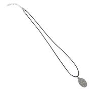 Fluxioxtna Collar ajustable con colgante de tarjeta de tarot de acero inoxidable con diseños de rayos de sol para personas elegantes y asistentes a la fiesta