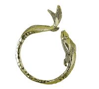 Fluxioxtna Collar de pez exagerado, joyería de declaración, collar de aleación con textura única, joyería de cuello para personas de moda