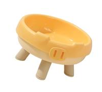 Fluxioxtna Cuenco inclinado para gatos que reduce la tensión del cuello, suave para un lavado simple y cómodo para comer, cuenco duradero