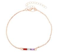 Fluxioxtna Elegante corazón dorado con piedras natales, aleación resistente, chapado en 14 quilates, para mujer, colección de joyas para uso diario, talla única, como se describe