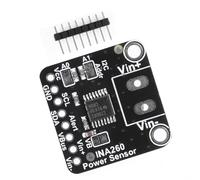Fluxioxtna INA260 - Módulo de sensor de baja potencia, voltajes laterales altos/bajos, detección de corriente para gestión de energía, precisión del 1 %