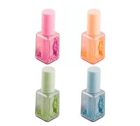 Fluxioxtna Juego de 4 resaltadores, marcadores de uñas, forma de esmalte, marcador bíblico para aprender y trabajar
