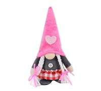 Fluxioxtna Juguete sin rostro, decoración del día de San Valentín con tacto suave para decoración del hogar y fiesta, figura de expresión de amor