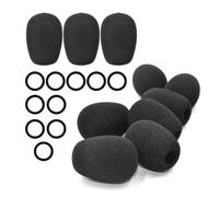 Fluxioxtna Micrófonos hipoalergénicos con esponja protectora para parabrisas para Aviation X A10/20, reduce el sonido ambiental para un sonido claro, almohadillas de repuesto