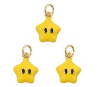 Fluxioxtna Paquete de 3 paletas de helado portátiles, llamativas chapadas en oro para tartas y dulces para proyectos de manualidades