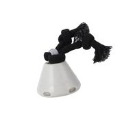 Fluxioxtna Pelota de perro saltando resistente a las mordidas, construcción ABS que simula el movimiento de la presa fomenta el juego de liberación de energía automática para perros