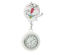 Fluxioxtna Reloj de bolsillo médico con reloj digital transparente práctico para personal médico, Funny Big Cat