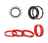 Fluxioxtna Rueda libre para bicicleta de una sola velocidad, rueda de inercia de acero inoxidable de alta resistencia, piñón para bicicleta de montaña