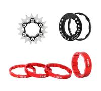 Fluxioxtna Rueda libre para bicicleta de una sola velocidad, rueda de inercia de acero inoxidable de alta resistencia, piñón para bicicleta de montaña