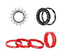 Fluxioxtna Rueda libre para bicicleta de una sola velocidad, rueda de inercia de acero inoxidable de alta resistencia, piñón para bicicleta de montaña