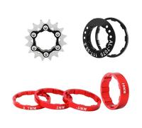 Fluxioxtna Rueda libre para bicicleta de una sola velocidad, rueda de inercia de acero inoxidable de alta resistencia, piñón para bicicleta de montaña