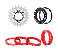 Fluxioxtna Rueda libre para bicicleta de una sola velocidad, rueda de inercia de acero inoxidable de alta resistencia, piñón para bicicleta de montaña