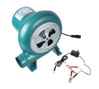 Fluxioxtna Soplador de alta velocidad de 12 V 2 A con cable de 130 cm, soplador de aire pequeño con clip de batería para cocinar y arrancar al aire libre
