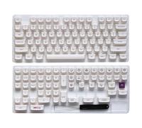 Fluxioxtna Teclas de sublimación en caliente que garantizan leyendas claras, color morado leche, XDA, altura de materiales PBT, 137 teclados, varios modelos de teclados, color morado leche