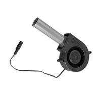 Fluxioxtna Ventilador multifuncional 9733 de 12 V con tubo de acero inoxidable para barbacoas, estufas de carbón y aplicaciones de refrigeración