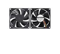 FLVRJOKT 2pcs DC Cooler Sleeve Ball Bearing Fan 5V 12V 24V 80mm 8020 2Pin 3pin For Computer Cases and CPU Coolers Cooling Fan(24V Sleeve)