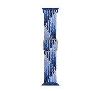 FLVRJOKT Correa trenzada for correa de reloj 2/3 10 49mm 11 10 42mm 46mm 45mm 41mm 44mm 40mm pulsera 9 8 7 6 5 4 3 SE(Blueberry,S11 10-42MM 40 41MM)