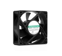 FLVRJOKT EC Brushless Cooling Fan AC 110V 120V 220V 240V Dual Ball Bearing 2 Wires 60mm 70mm 80mm 92mm 120mm 172mm Size Optional(70X70X25mm)