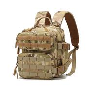 FLWVOG Mini mochila de 9L para hombres y mujeres, mochila pequeña para gimnasio, senderismo, viajes, deportes, correr, A11-cp Camuflaje, S, Mini mochila táctica