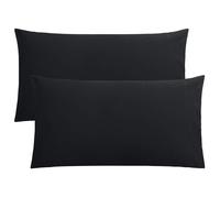 FLXXIE 2 Pack Microfiber King Pillow Cases 1800 Super Soft Pillowcases with Envelope Closure Wrinkle Fade and Stain Resistant Pillow Covers 20x36