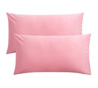 FLXXIE 2 Pack Microfiber King Pillow Cases 1800 Super Soft Pillowcases with Envelope Closure Wrinkle Fade and Stain Resistant Pillow Covers 20x36