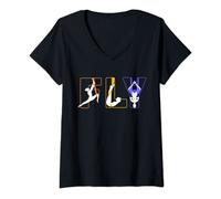 Fly Aerial Yoga, Hamaca Sedas, Artes Aéreas, Love Aerialist Camiseta Cuello V