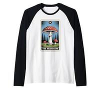 Fly Agaric Amanita Muscaria Tarot Card El Hongo Camiseta Manga Raglan