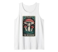 Fly Agaric Amanita Muscaria Tarot Card El Hongo Camiseta sin Mangas