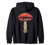 Fly Agaric Art Todo Ver Ojo Trippy Naturaleza Místico Sudadera con Capucha