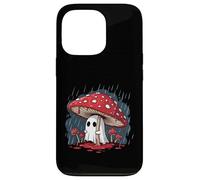 Fly Agaric Ghost - Seta Fantasma Espeluznante de Halloween Carcasa para iPhone 13 Pro