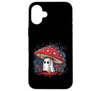 Fly Agaric Ghost - Seta Fantasma Espeluznante de Halloween Carcasa para iPhone 16 Plus
