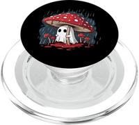 Fly Agaric Ghost - Seta Fantasma Espeluznante de Halloween PopSockets PopGrip para MagSafe