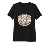 Fly As A Mother Funny Diciendo Mamá Día de la Madre Camiseta Premium