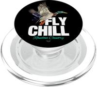 Fly Chill, Cool Colorful Mallard Duck Illustrayion Graphic PopSockets PopGrip para MagSafe