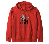 Fly Chill, Cool Colorful Mallard Duck Illustrayion Graphic Sudadera con Capucha