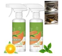 Fly Cleanse Natural Fórmula Appliances de Alta Eficiencia Desengrasante y Desincrustante, Limpiador multiusos a base de aceite, Spray Eco-Diseñado, Para Horno Estufa (2 piezas)