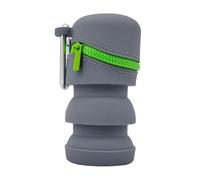 Fly Fishing Box - Foldable Silicone Fishing Box With Zipper, Portable Multi-Purpose Tackle, Accessory Storage, Trash Can Style Container With Hook For Rivers, Lakes, Streams, Oceans, Travel-Friendly