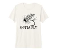 Fly Fishing Brook Dry Fly Atando Fisherman Gotta Fly Camiseta Premium
