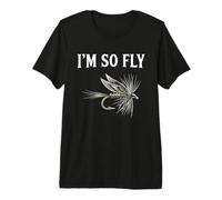 Fly Fishing Brook Dry Fly Atando Fisherman I'm So Fly Camiseta Premium