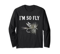 Fly Fishing Brook Dry Fly Atando Fisherman I'm So Fly Manga Larga