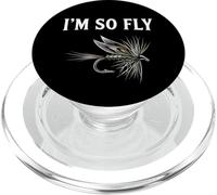 Fly Fishing Brook Dry Fly Atando Fisherman I'm So Fly PopSockets PopGrip para MagSafe