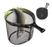 Fly Fishing Nets For Trout | Fly Fishing Landing Net,Portable Foldable Gear Compact Hunting & Fishing | For Bass Catfish Salmon Catch Release Beginners Wading Kayak Sports Transportation