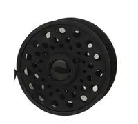 Fly Fishing Reel Fishing Wheel,Carretes de Pesca Carrete de Pesca con Mosca automático, superligero, for ninfas, Grafito, Bolsa Malla for Carrete Adicional(Spool Black 2pcs)