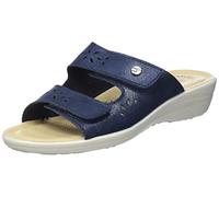 Fly Flot Bellona, Pantofole Donna In Microfibra Elasticizzata, con Velcro Regolabile, Sottopiede Antishock, Sandalia Mujer, Turquesa, 39 EU