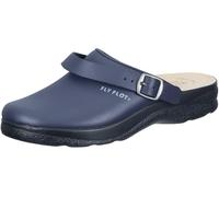 Fly Flot Ciabatta Donna con Tomaia E Sottopelle In Pelle Liscia, Cinturino Regolabile, Sottopiede Antishock, Sandalias deslizantes Mujer, Turquesa, 38 EU