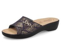 Fly Flot Ciabatta Donna Morbida Microfibra con Fiocchetto, Fodera Traspirante, Sottopiede Imbottito In Pelle, Sandalias deslizantes Mujer, Azul Turquesa, 39 EU