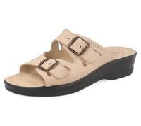 Fly Flot Ciabattas De Mujer Con Doble Hebilla Y Cuña Beige - 2009