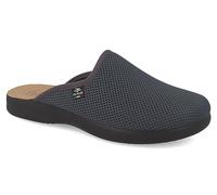 Fly Flot | Classic Man, Pantuflas de malla para hombre, zapatillas con parte superior elástica, plantilla Evopell, antracita, 46 EU