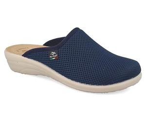 Fly Flot T4368 Fe Azul Chanclas Mujer Made in Italy Piel Genuina Antishock Tela, turquesa, 37 EU